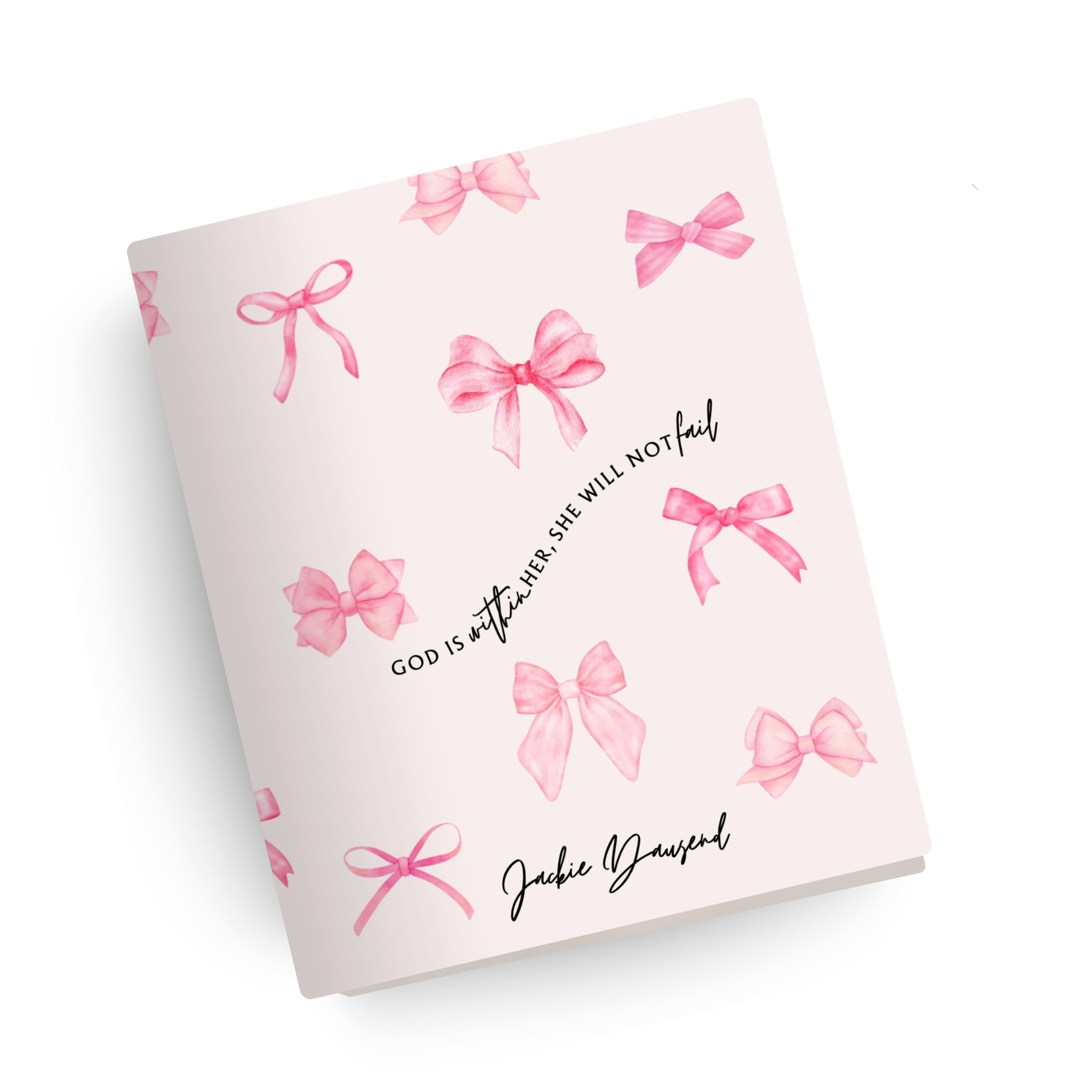 Name personalization on the front of a Canvas Bible